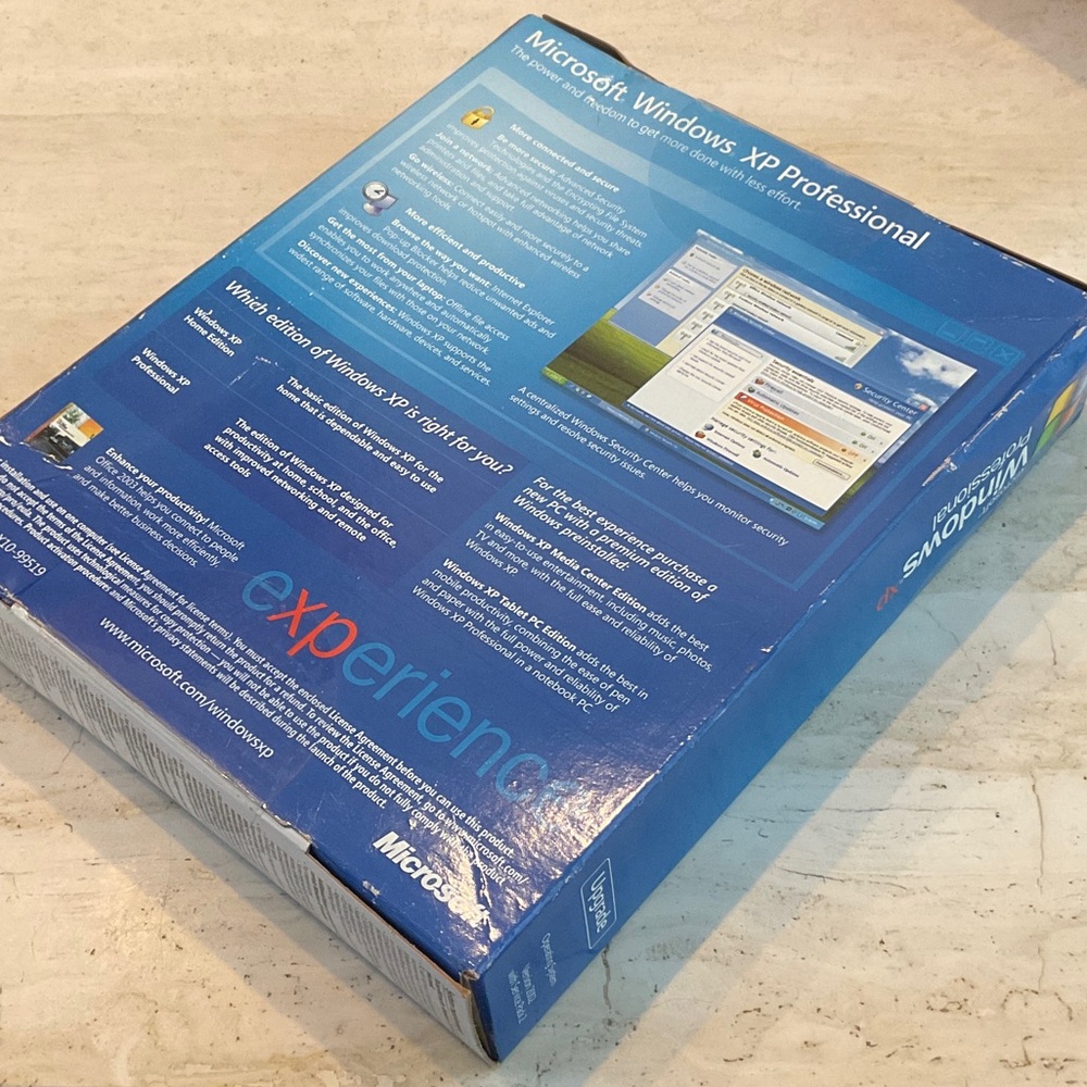 Microsoft Windows XP Professional Version 2002 Upgrade Operating System New - Picture 6 of 15